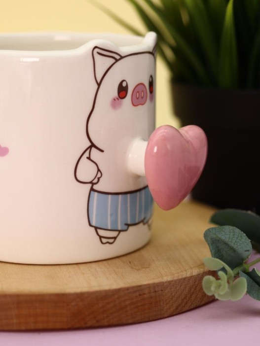 Кружка керамическая «Piglet and Love», 460 ml 