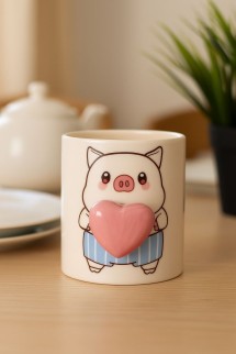 Кружка керамическая «Piglet and Love», 460 ml