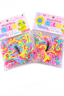 Мялка-антисресс "Magic worm", bright mix (40 г)