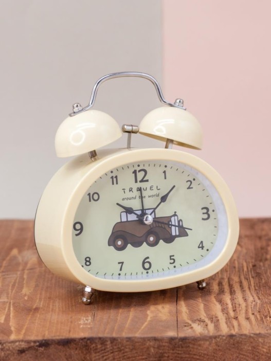 Часы-будильник &quot;Transport&quot;, yellow 