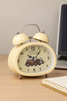 Часы-будильник "Transport", yellow