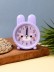 Часы-будильник "Bunny", purple