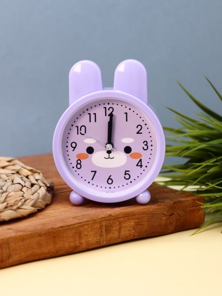 Часы-будильник "Bunny", purple