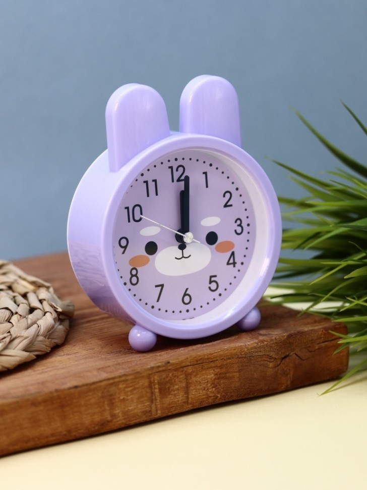 Часы-будильник "Bunny", purple