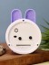 Часы-будильник "Bunny", purple