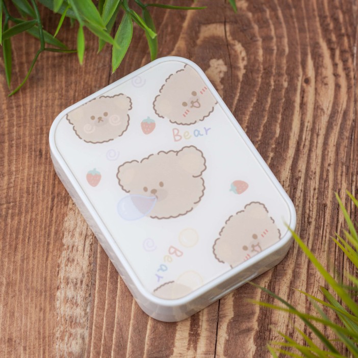 Контейнер для линз &quot;Strawberry many bear&quot; 
