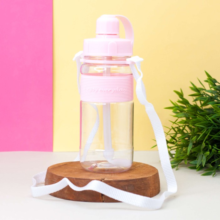 Бутылка спортивная "ENJOY EVERYDAY", pink 600 мл. 