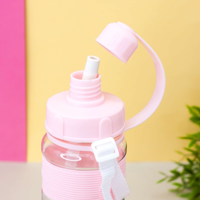 Бутылка спортивная "ENJOY EVERYDAY", pink 600 мл. 