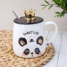 Кружка "Sweet life panda hat" (440 ml)