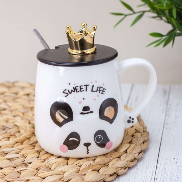Кружка "Sweet life panda hat" (440 ml) 