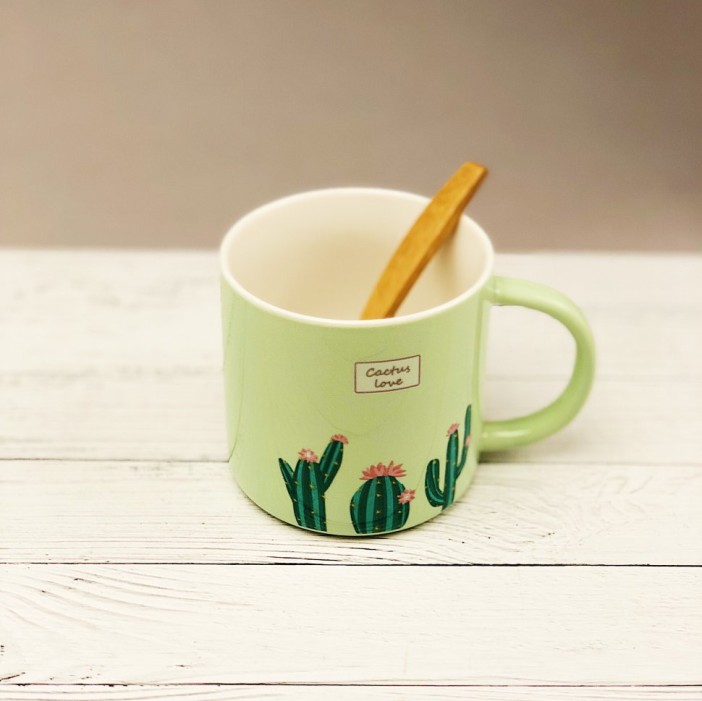 Кружка "Cactus", green (370ml) 