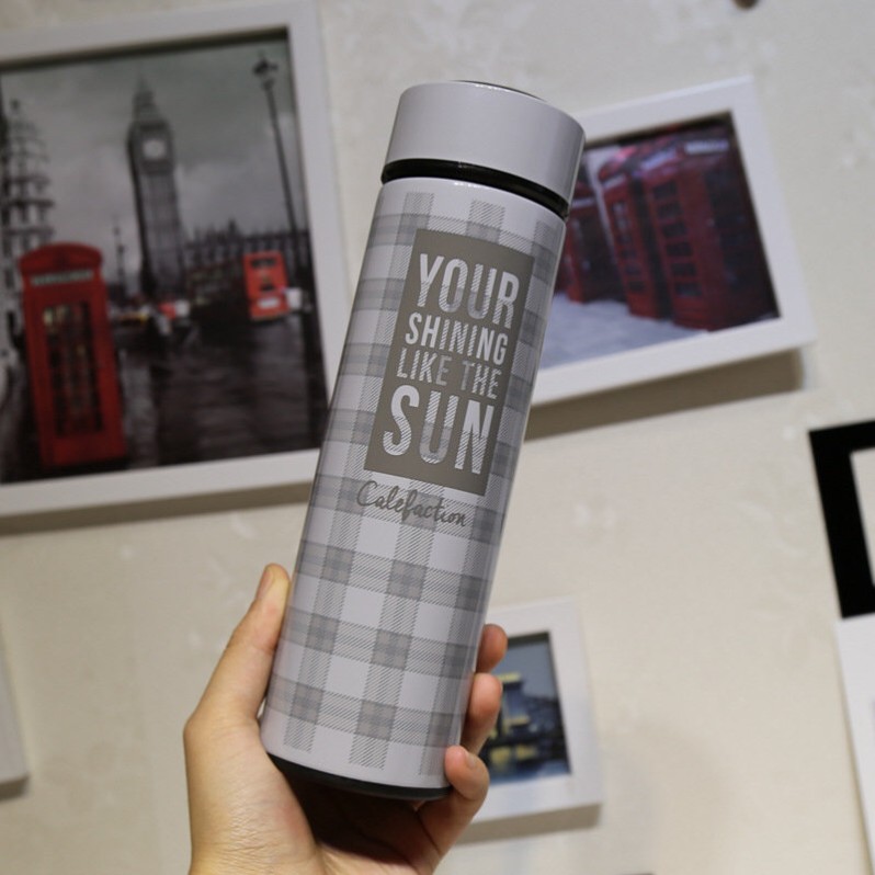 Термос &quot;Your shining like the sun&quot;, grey (400ml) 
