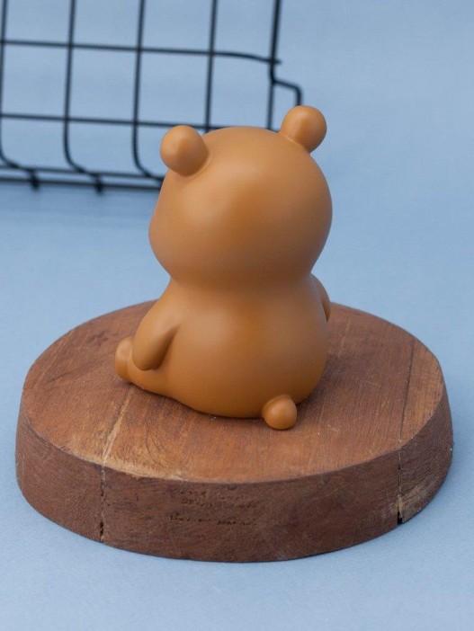 Ночник &quot;Bear&quot;, brown mix (9,5 см), пластик 