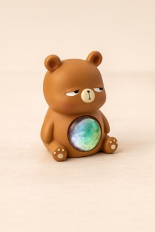 Ночник "Bear", brown mix (9,5 см), пластик