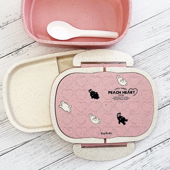 Ланчбокс "Big rabbit", pink 