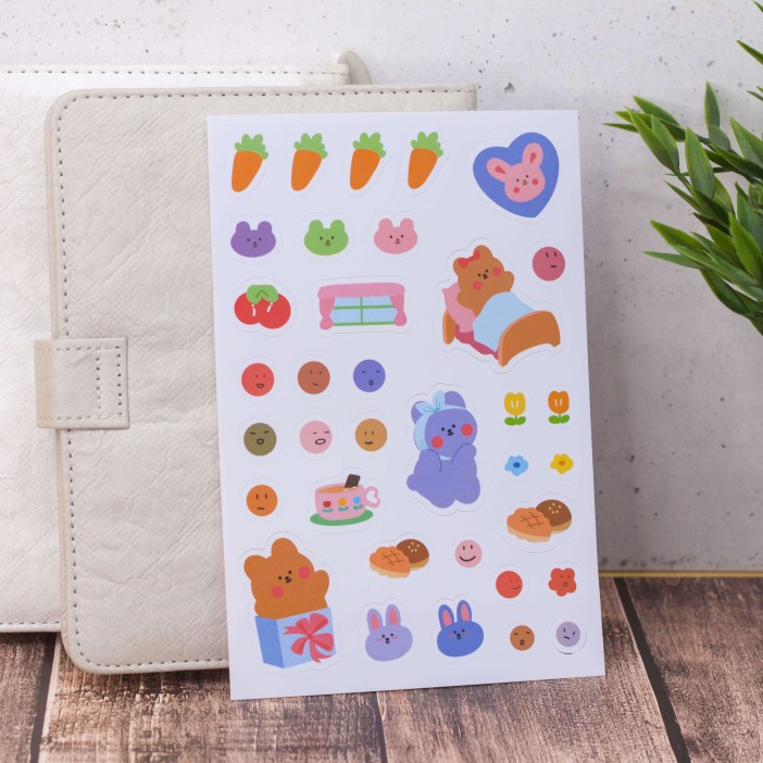 Наклейки "Sweet rabbit", light blue 