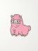 Значок металлический iLikeGift &quot;Lama&quot;, pink 