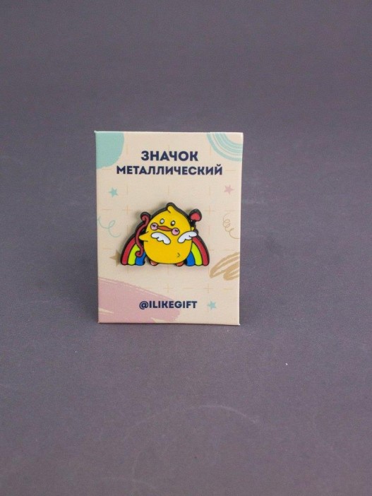 Значок металлический iLikeGift &quot;The Cupid Duckling&quot; 