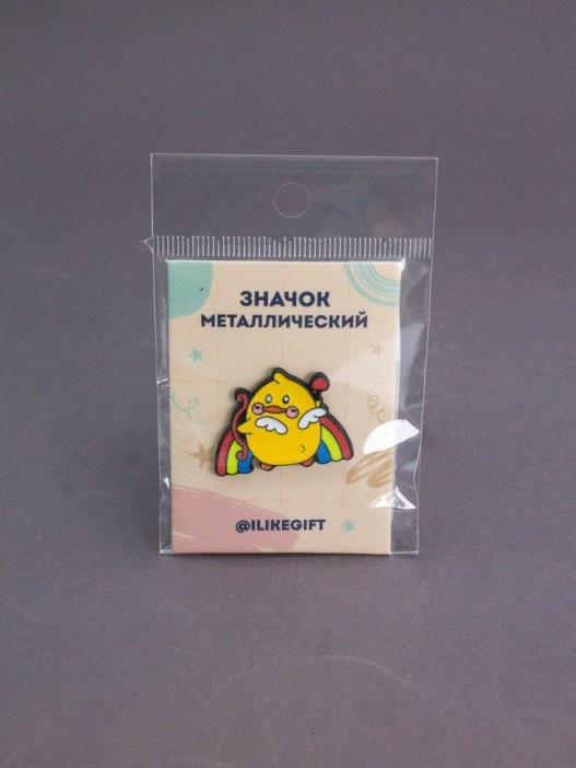 Значок металлический iLikeGift &quot;The Cupid Duckling&quot; 