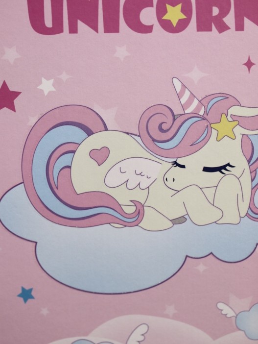 Блокнот (А5) &quot;Unicorn on the cloud&quot;, pink (14.5*21) 