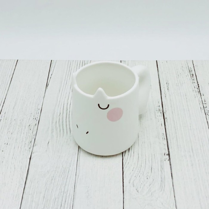 Кружка "Happy unicorn", белая 