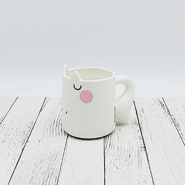Кружка "Happy unicorn", белая 