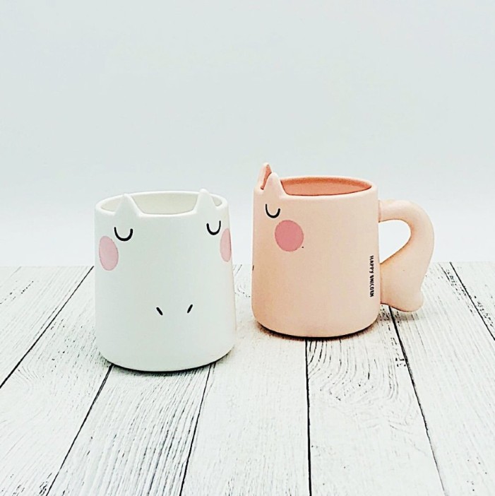 Кружка "Happy unicorn", белая 