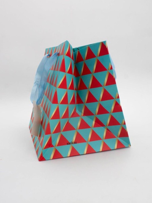 Пакет подарочный «Congratulations&quot;, green-red (23*23*20) 