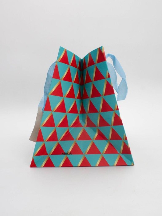 Пакет подарочный «Congratulations&quot;, green-red (23*23*20) 