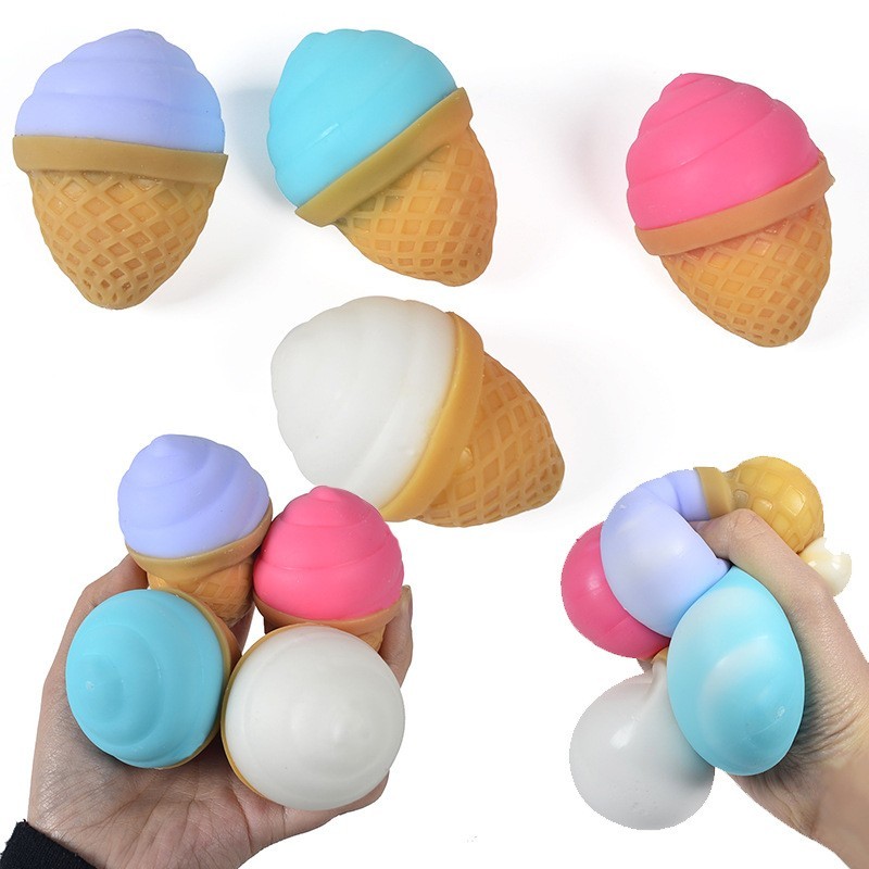 Мялка - антистресс «Squish ball», white