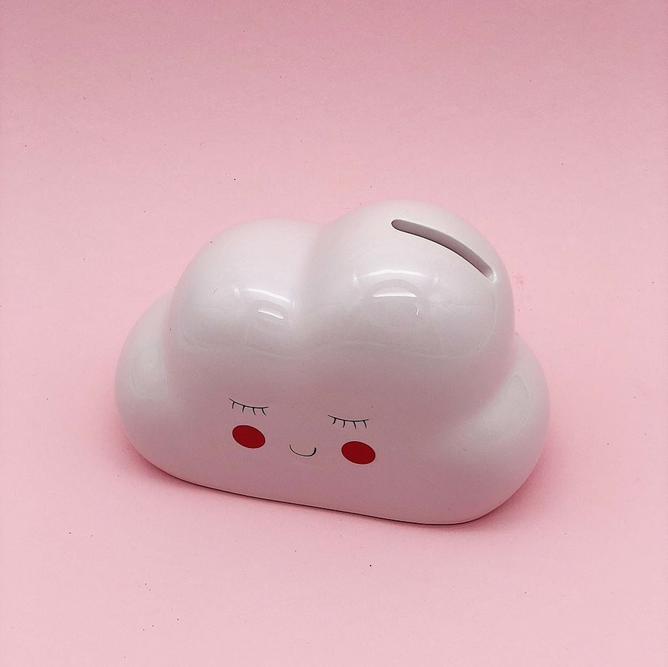 Копилка "Облачко", pink