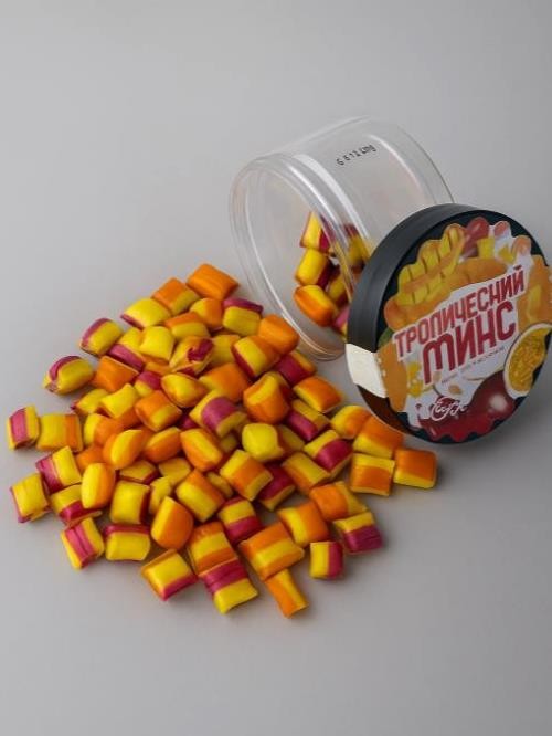Карамельные подушечки "Тропический микс" 