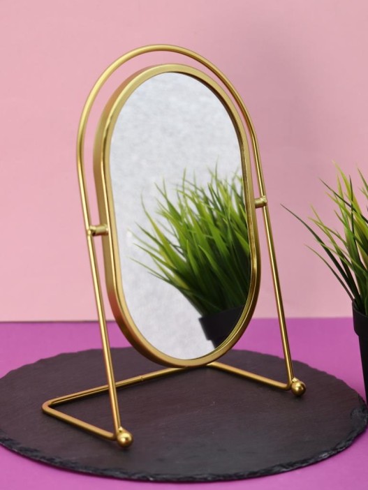 Зеркало настольное GIRLY &quot;Golden moon&quot;, yellow 