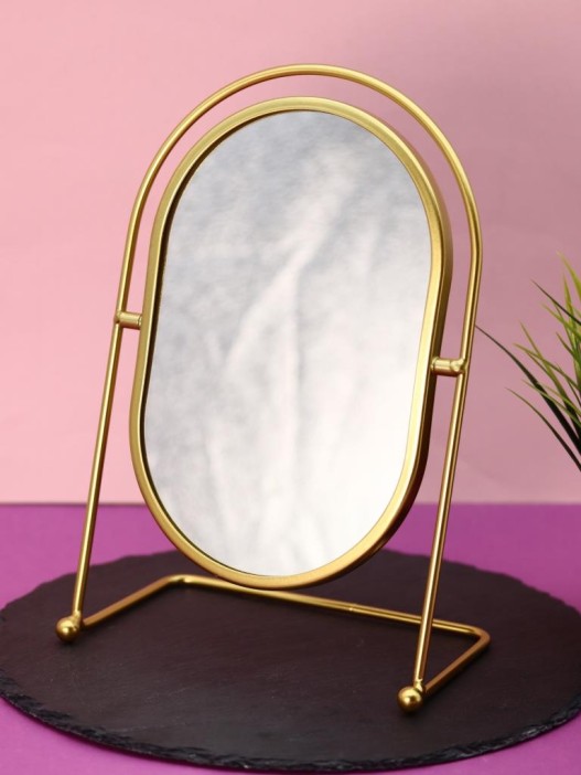 Зеркало настольное GIRLY &quot;Golden moon&quot;, yellow 