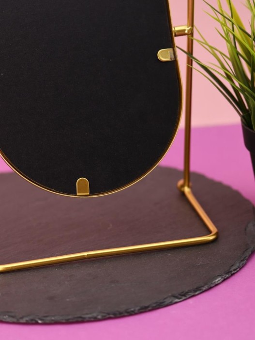 Зеркало настольное GIRLY &quot;Golden moon&quot;, yellow 