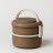 Ланчбокс «Round box» 2 яруса, brown (1400 мл)
