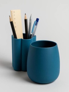 Набор силиконовых стаканов &quot;Comb&quot;, blue