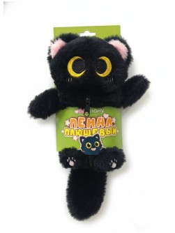 Пенал плюшевый ПО-ПЛАНУ. "A terrifying creature", black