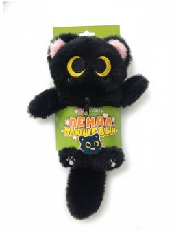 Пенал плюшевый ПО-ПЛАНУ. "A terrifying creature", black