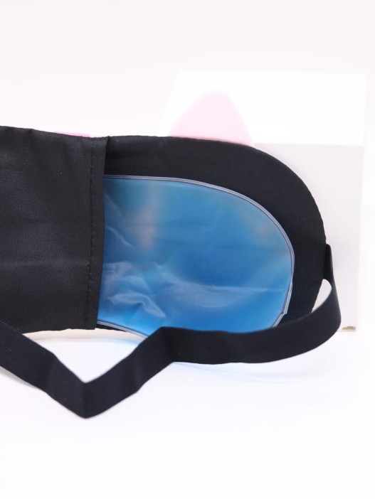 Маска для сна гелевая &quot;Pretty face&quot;, cat-pink 