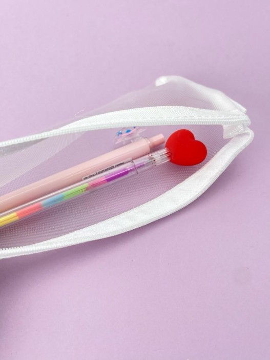 Пенал &quot;Color net&quot;, white (9*21 см) 