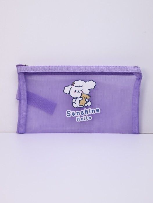 Пенал-косметичка &quot;Hello sunshine!&quot;, purple (20*11 см) 