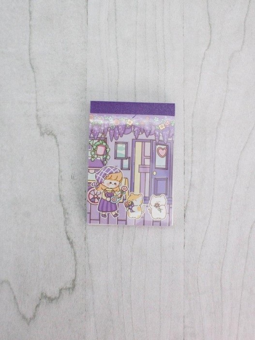 Блокнот отрывной для записей &quot;Lovely stories&quot;, purple 