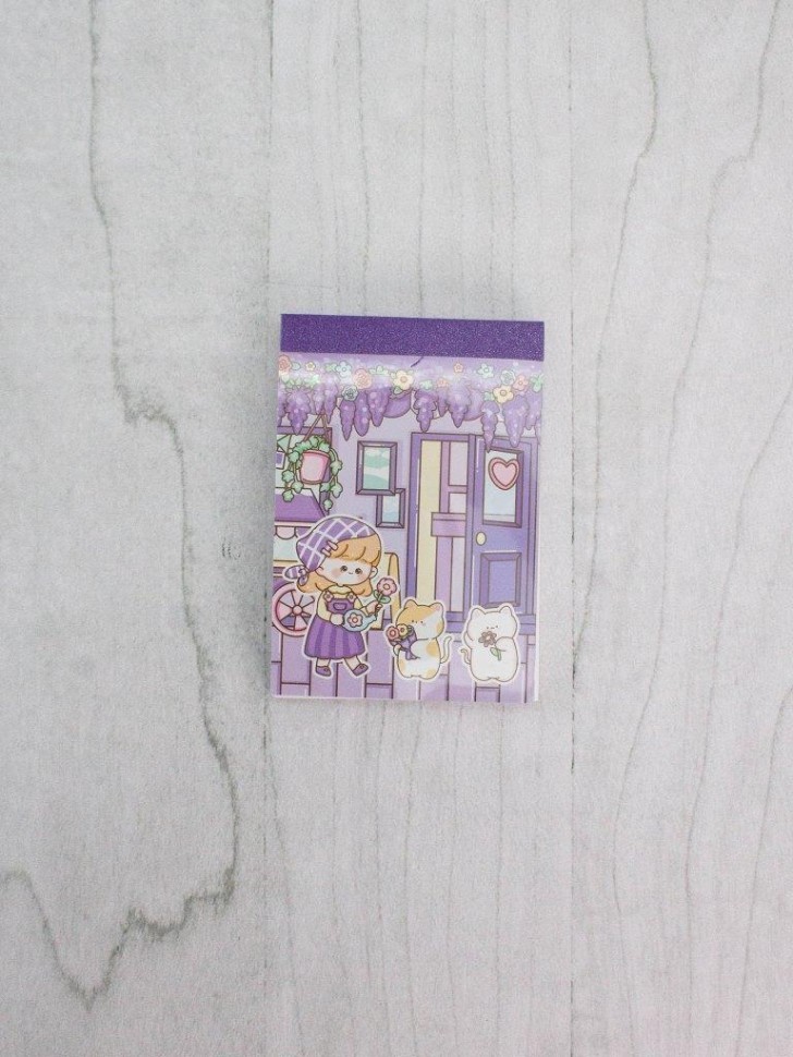 Блокнот отрывной для записей "Lovely stories", purple