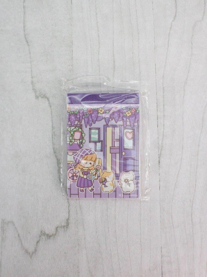Блокнот отрывной для записей "Lovely stories", purple
