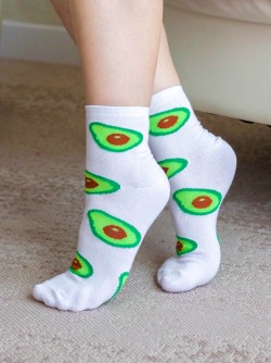Носки женские iLikeGift "Avocado", р. 35-40