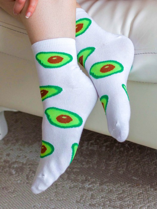 Носки женские iLikeGift "Avocado", р. 35-40 