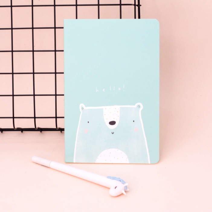 Тетрадь(A5) "Head Медведь", blue 