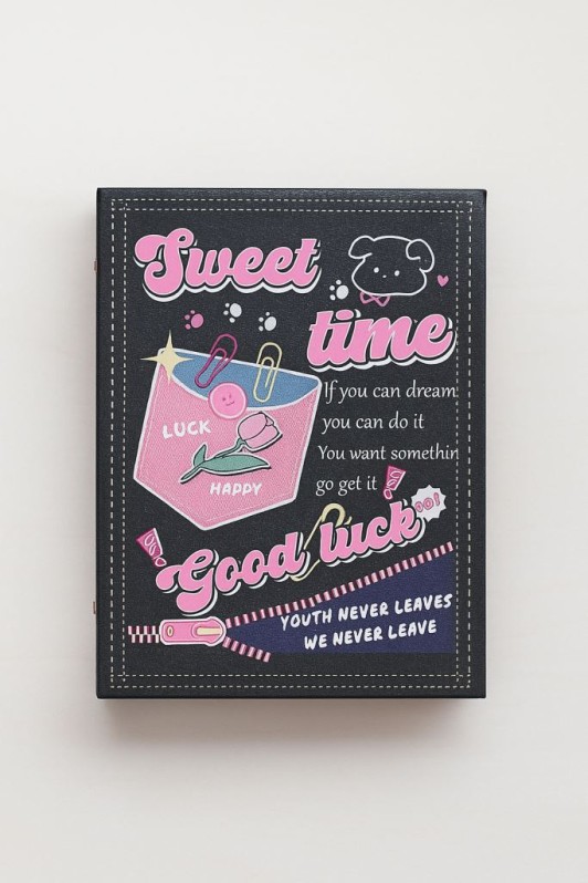 Фотоальбом - биндер для карт "Good luck", 20 страниц(19,5*23,5 см) 