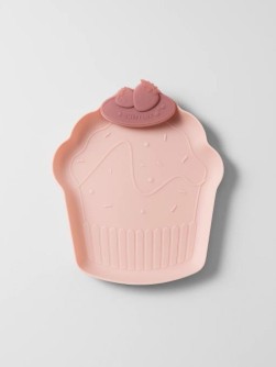 Тарелка "Wow cake", розовый, пластик (17.5*23*3.7 см)